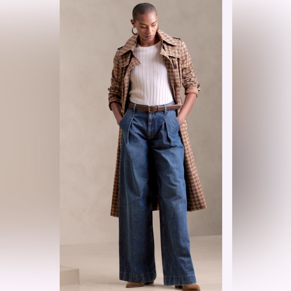 Banana Republic wide leg jeans